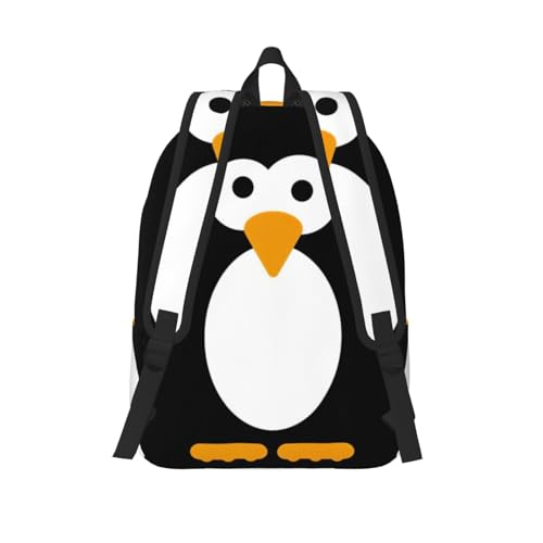 Mochila de viaje para mujer con divertido diseño de pingüino 3