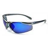 JiMarti JM01 Sunglasses for Golf, Fishing, Cycling-Unbreakable-TR90 (Grey & Blue)