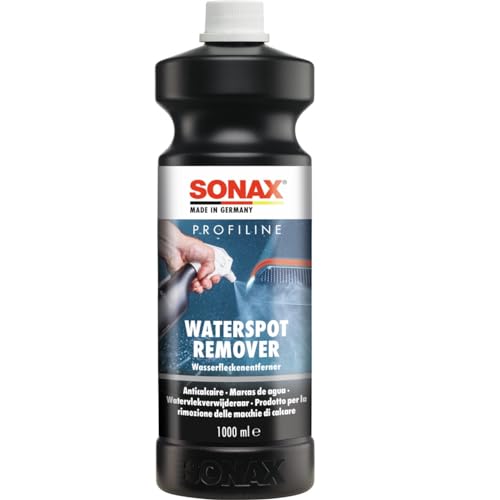 SONAX PROFILINE WaterspotRemover (1 L) rimuove dalla carrozzeria macchie di calcare e acqua su tutte le superfici esterne del veicolo | Art. 02753000