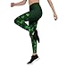 FIERCEPULSE Part Irish, All Trouble Leggings for Women - Mid Waisted, Stretchy Pants Printed Leggings for Workout & Exercise Multi