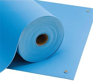 Staticide 6212448 SpecMat H Pre-Cut Mat, .100" Thick, 24" x 48", Medium Blue