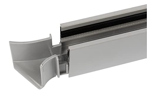 Schellenberg 20073 Universal Rolladen Einlauftrichter Maxi für eine problemlose Rolladenführung, Einlaufbreite 16 mm, schützt Rolladenpanzer und Führungsschienen vor Beschädigungen, 1 Paar