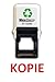 Produktbild KOPIE - Self inking stamp - Red ink - 28 x 28 mm