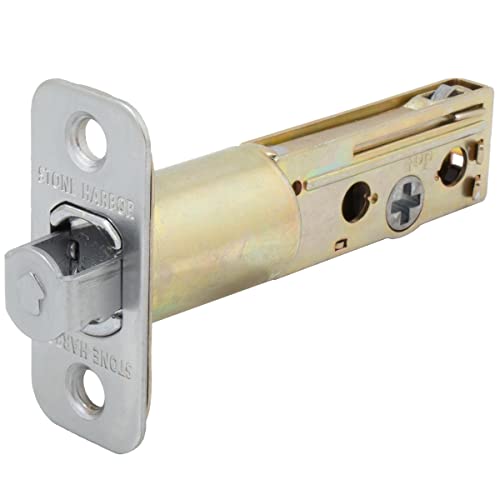 Cierre de privacidad para cerraduras redondas empotrables Stone Harbor Hardware, cromo satinado, 2-3/4 pulgadas miniatura 1