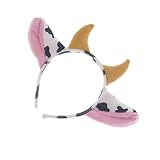 para Celebración de cumpleaños, disfraz de Halloween, Navidad y otras fiestas, o para llevarlo a diario. Vaca hairband