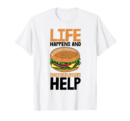Cheese Burger Help TShirts Food Love Tees Funny Women Foodie Camiseta