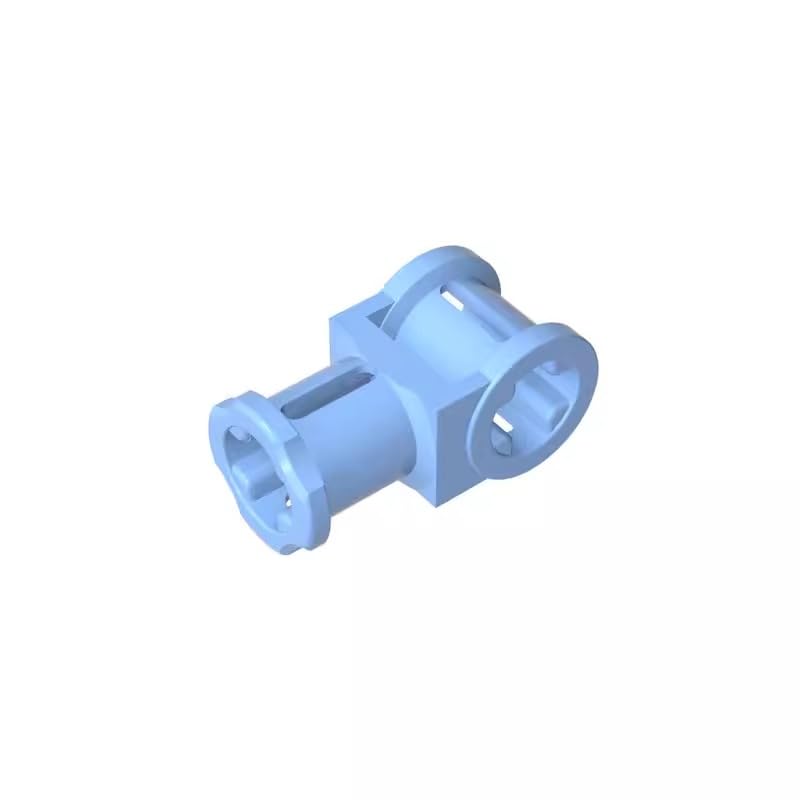 Gobricks Shaft Bolt Connection Technic Axle Connector with Axle Hole 32039 42135 4107081 GDS-931 50Pieces Compatible with Lego Classic Bulk Toy MOC Color:Bright Light Blue โ image 1