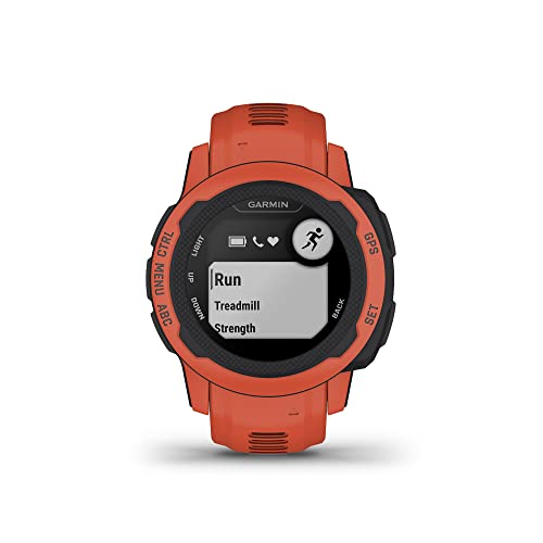 Garmin Instinct 2s, Rouge - Montre GPS Robuste et connectée - Boîtier 40 mm