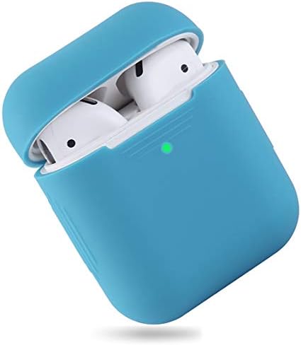 EYEKOP AirPods Case, Upgraded Ultra-Thin Soft Skin Cover Compatible with Apple AirPods 2 & 1 - Indigo Blue