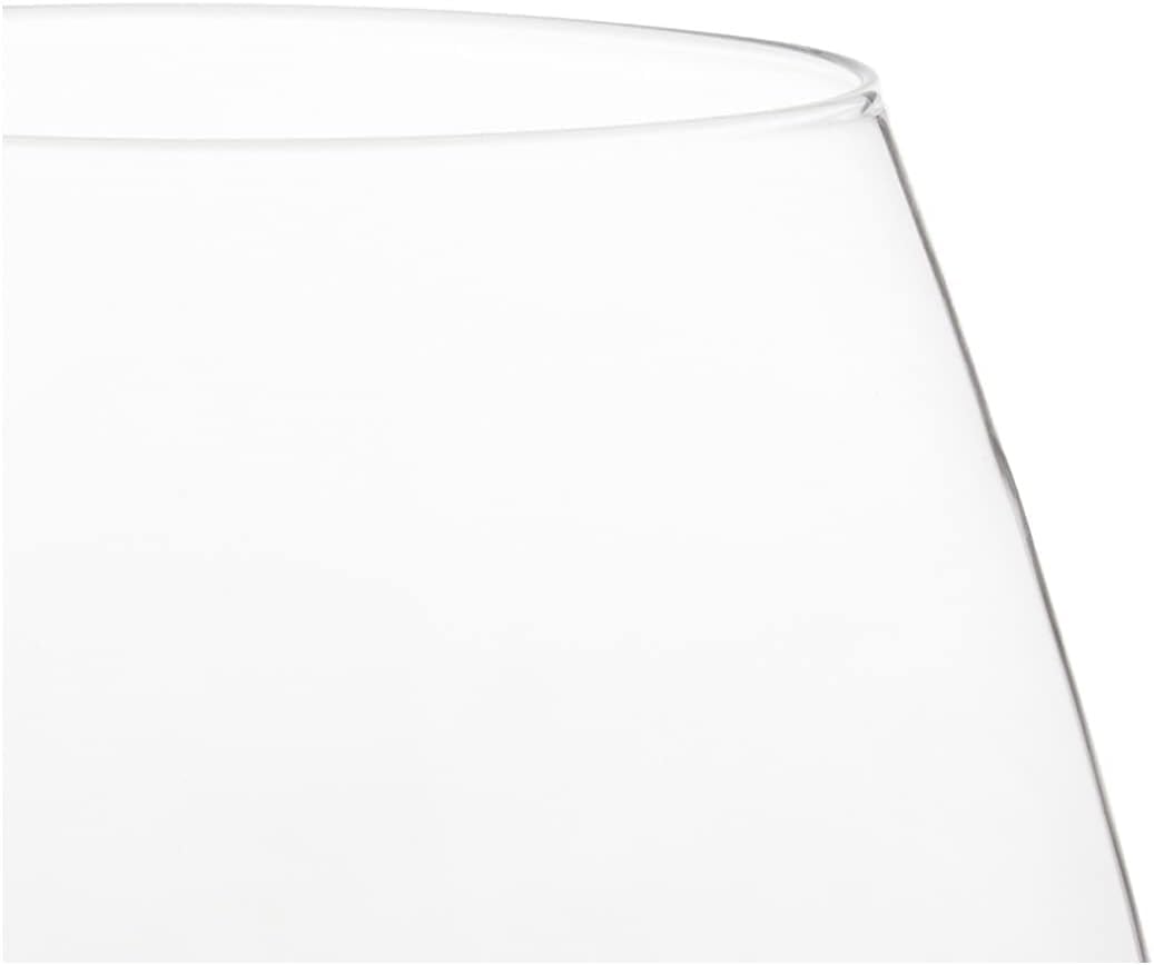Luigi Bormioli Atelier Stemless Pinot Noir Wine Glass, 20-Ounce, Set of 6