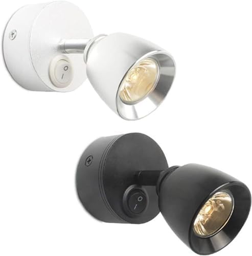LED Bathroom Light, Reading Lamp, Bedside Light for Caravan, Trailer & Boat - Interior Wall & Ceiling Lighting for Home & Camp, Energy-Efficient & Stylish Design