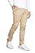 VICTORIOUS Men's Basic Casual Slim Fit Stretch Chino Pants DL1250 - Khaki - 38/30 - L