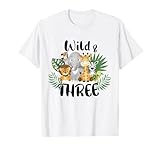 Funny Wild Animals Birthday Kids Toddler Boy Girls