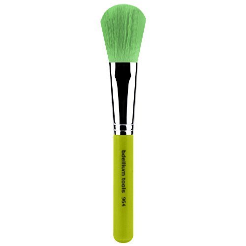 Bdellium Tools Professional Makeup Brush - Green Bambu Series 964 All Purpose Blusher - With Soft Synthetic Fibers, For Precise Blush Application (Green, 1pc)