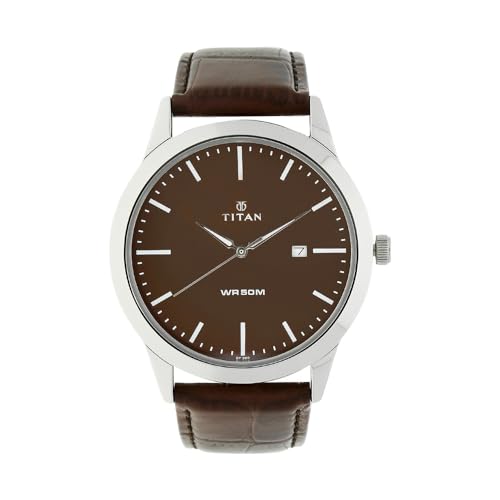 Titan Analog Brown Dial Men's Watch-NM1584SL04 / NL1584SL04/NP1584SL04