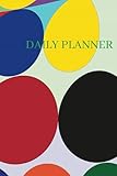  Undated Daily Planner, agenda, 6”x9” 370 pages /185 sheets, for a whole year: Artistic cover modern digital arts for Women, Men, teachers and Students, perfect gift