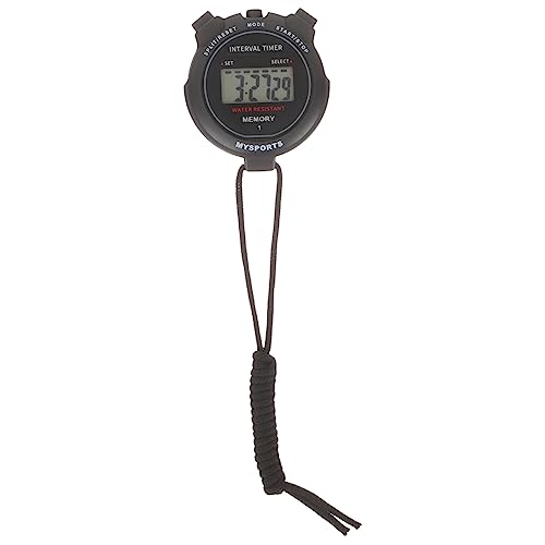 Parliky Chronomètre Numérique Minuteur De Sport Portable pour Course À Pied Examen De Fitness Cuisine Arbitre