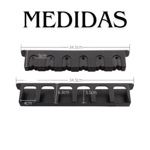 Suporte Vara Para Pesca Expositor De Parede 6 Varas