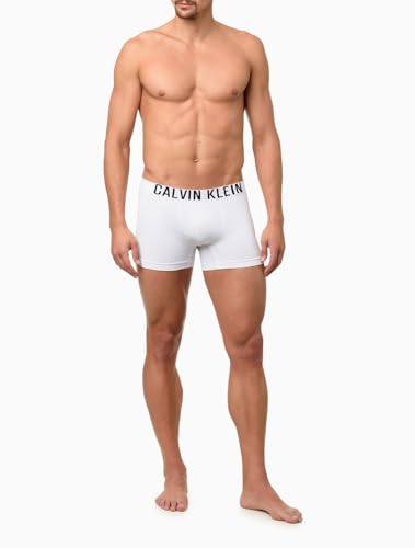 Cueca Masculina Trunk Intense Power Seamless Calvin Klein Underwear - Branco Cueca Masculina Trunk I