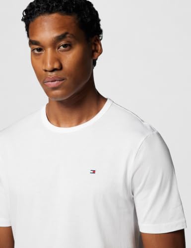 Tommy Hilfiger Herren 3er Pack T-Shirts Kurzarm mit Rundhalsausschnitt, Mehrfarbig (Grey Heather/Black/White), S – Ansicht 3