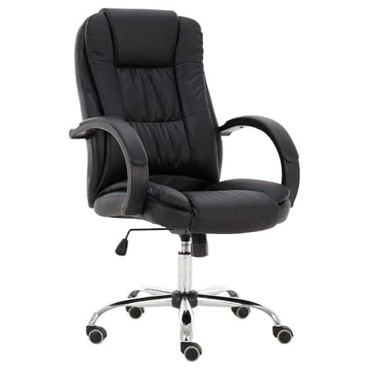 Cadeira Ergonômica Modelo Presidente Ajustável Reclinável Giratória 360º Sup. Máx. 150KG