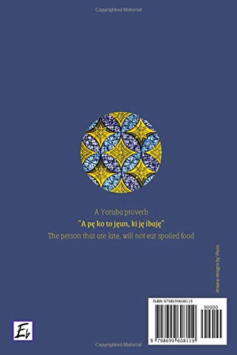 African Print Lined Notebook: Attractive Ankara Fabric Design Print Cover with Lined Pages 9 by 6 inches - Image 2
