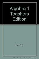Algebra 1 Teachers Edition 0130217344 Book Cover