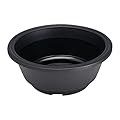 5 Inch Round Succulent Cactus Planter Pots with Drainage, Plastic Nursery Flower Pots for Indoor Outdooor, Flower Plant Container Decorative Planters for House Plants Black