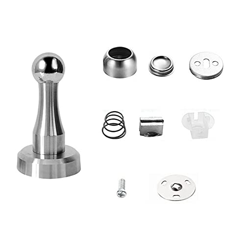 Tope de puerta magnético para suelo o pared con tornillos de montaje y base resistente 6