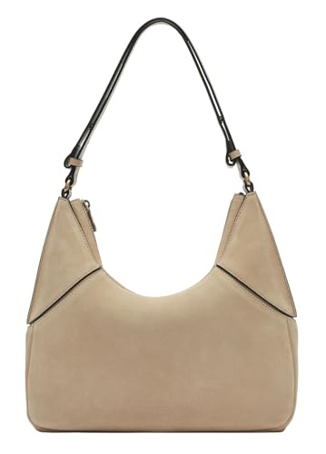 Sac à épaule Lilly Hydro Suede de LIEBESKIND BERLIN, grand sac hobo en cuir beige