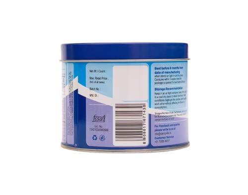 Image of CandyVille Mint Mello Peppermint Candy Tin (680 gram - Pack Of 2) | Mild Mint | With Menthol | Flavoured Candy