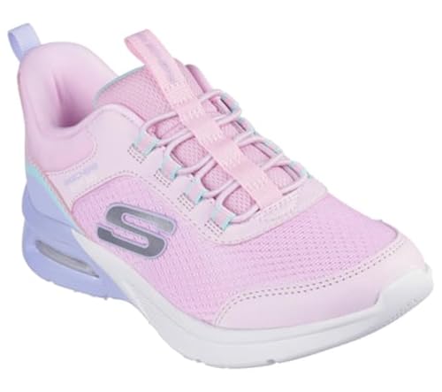 Skechers Bambina Slip-Ins: Microspec Max - Color Trifecta Sneaker In Rosa Chiaro, Taglia 36.5