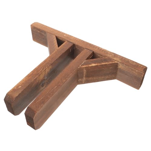 Cabilock Base de Pantalla de Madera Maciza Espaciador del Panel de la Cerca montado Panel de Enrejado Soporte de Base de partición Base divisoria del hogar Soporte divisorio del hogar