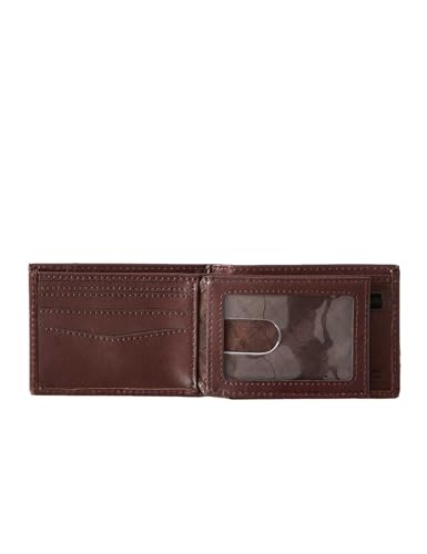 RIP CURL Stacked RFID Slim Leather Wallet in Tobacco, Tobacco3