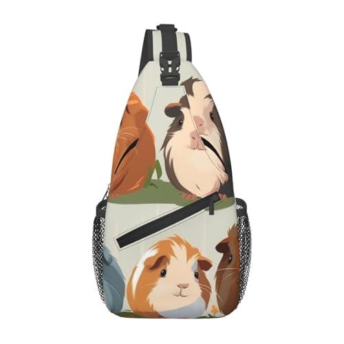 Bolso cruzado para hombre con ilustración animal miniatura 1