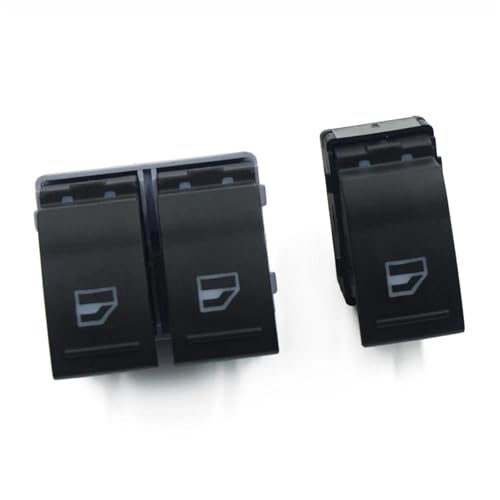 CRTQNS Para VW Para Transporter T5 T6 2005-2014 Botón Regulador Interruptor Interruptor Control Eléctrico Las Ventanillas Lado Pasajero Botón control interruptor(Set)