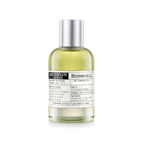 Image of ALTERNATE SCENTS BOOMSHELL Long Lasting 100ML Perfume For Woman |Strong& long Lasting with 30% Oil Concentration| Fresh, Flirty & Feminine| Fragrance From France | Made In India|