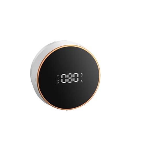300ml Dispensador de jabón automático Recargable, Dispensador automático de jabón montado en la Pared, dispensador de desinfectante de Manos sin Contacto de Manos con Sensor de LED (White) Cover