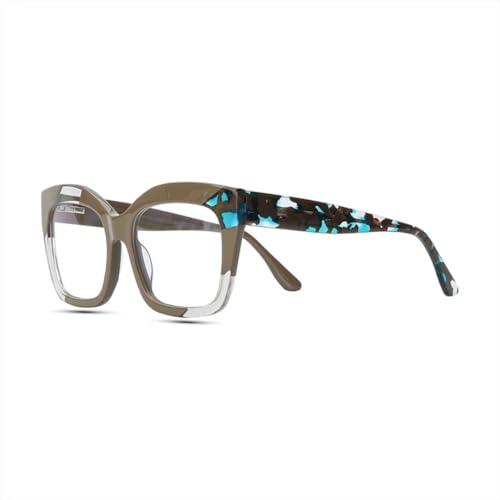 Lunettes œil de chat monture acétate et charnières métal durables