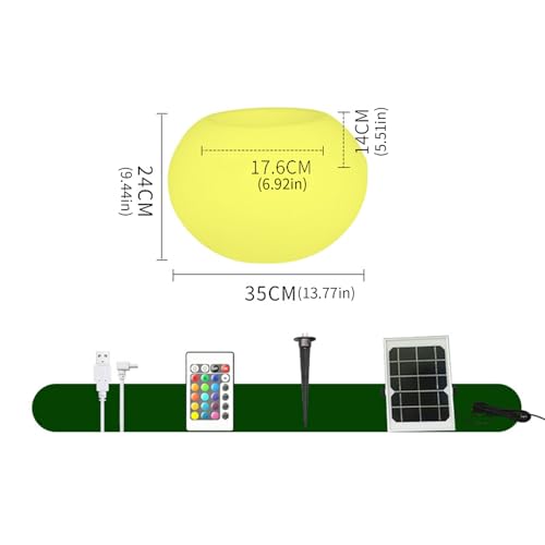 Lampe solaire pour pots de fleurs décorative étanche multicolore - 4