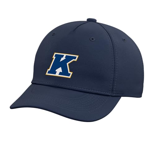 Kent State University Golden Flashes KS25 Adjustable Printed Baseball Hat, Navy Blue
