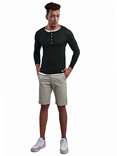 Image of Nick & Jess Men's Slim Fit T-Shirt (MTFS064CDL Black L(Chest:40in))