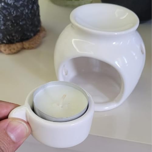 Difusor Rechaud Bolinha Com Panelinha para Vela para Óleos Essenciais E Wax Melts