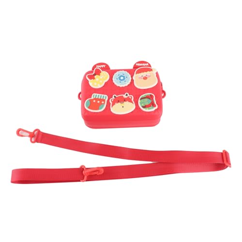 Sacoche appareil photo enfant rouge idéale pour les sorties et vacances scolaires