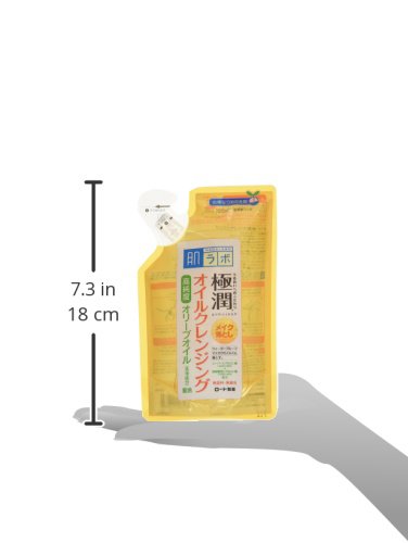 Rohto Hadalabo Gokujun Cleansing Oil Refill 180Ml #TOP4
