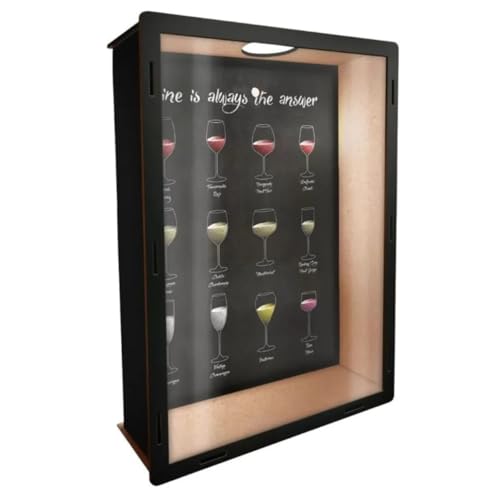 Quadro Decorativo Porta Rolhas Porta Tampinhas em MDF para &Aacute;rea Gourmet Churrasqueira Sala de...