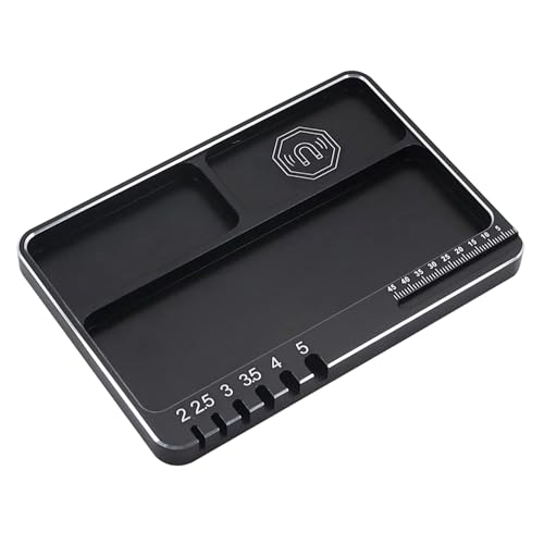 Screw Storage Tray With Integrated Area & Measurement Functions Compact Parts Tray For Small Parts