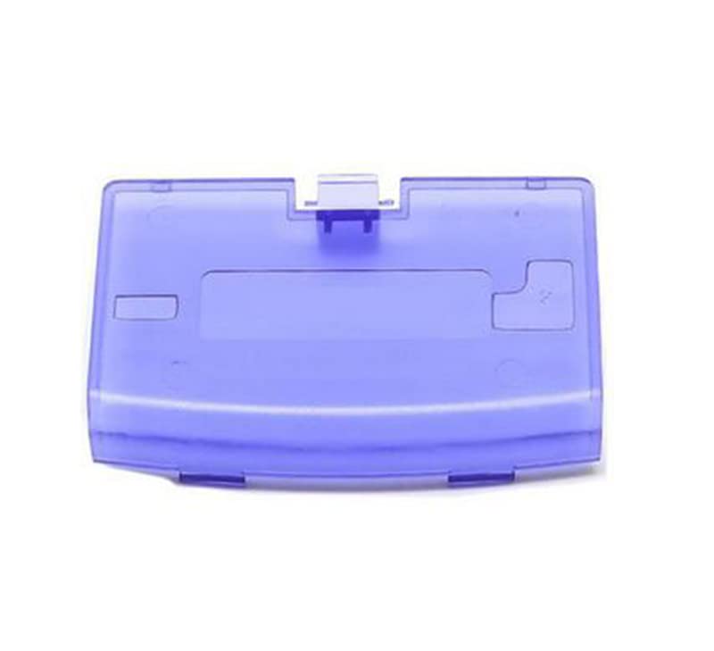 Image of Battery Pack Back Door Cover Lid Case for Gameboy Advance GBA Console Accessories Replacement (Clear Blue)
