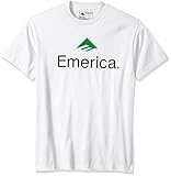 emerica shirt size chart 20 Singles Emerica Herren Skateboard Logo T-Shirt, weiß, Klein