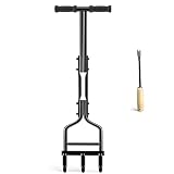 EEIEER Lawn Aerator Coring Tool, Upgarded Manual Yard Aeration Tools & Clean Tool, Plug Core Aerator